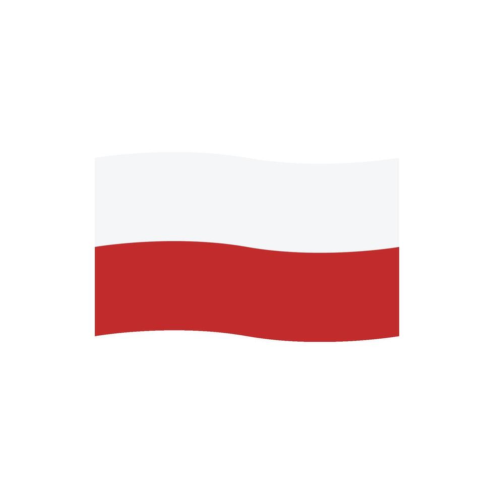 Polen Flagge Symbol Vektor