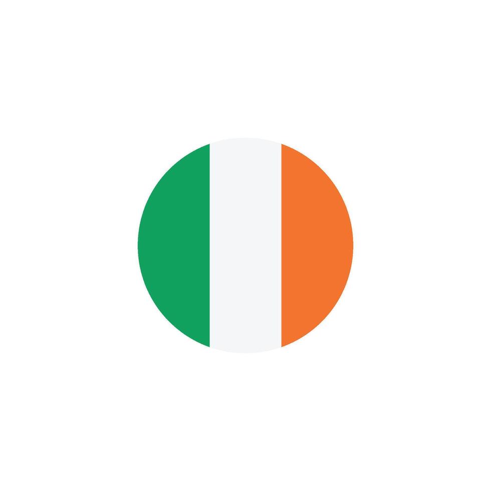 irland flagga ikon vektor