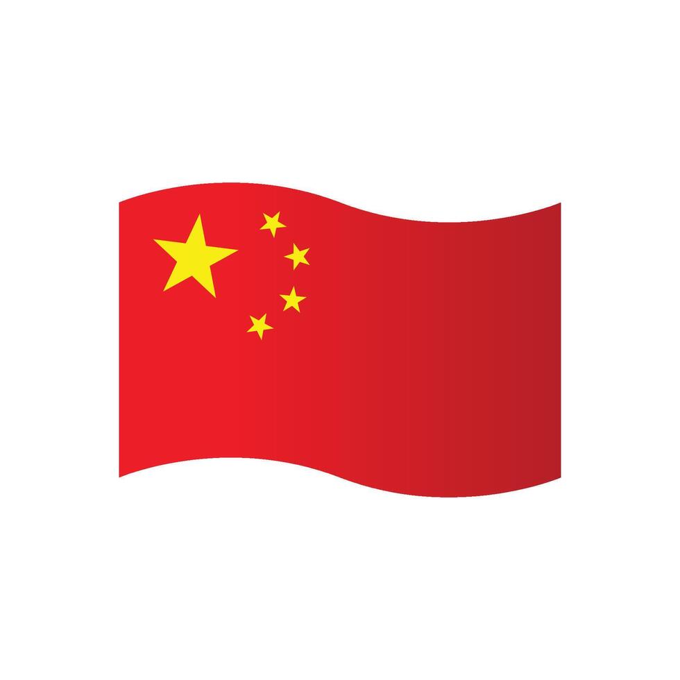 Chinesisch Flagge Symbol Vektor