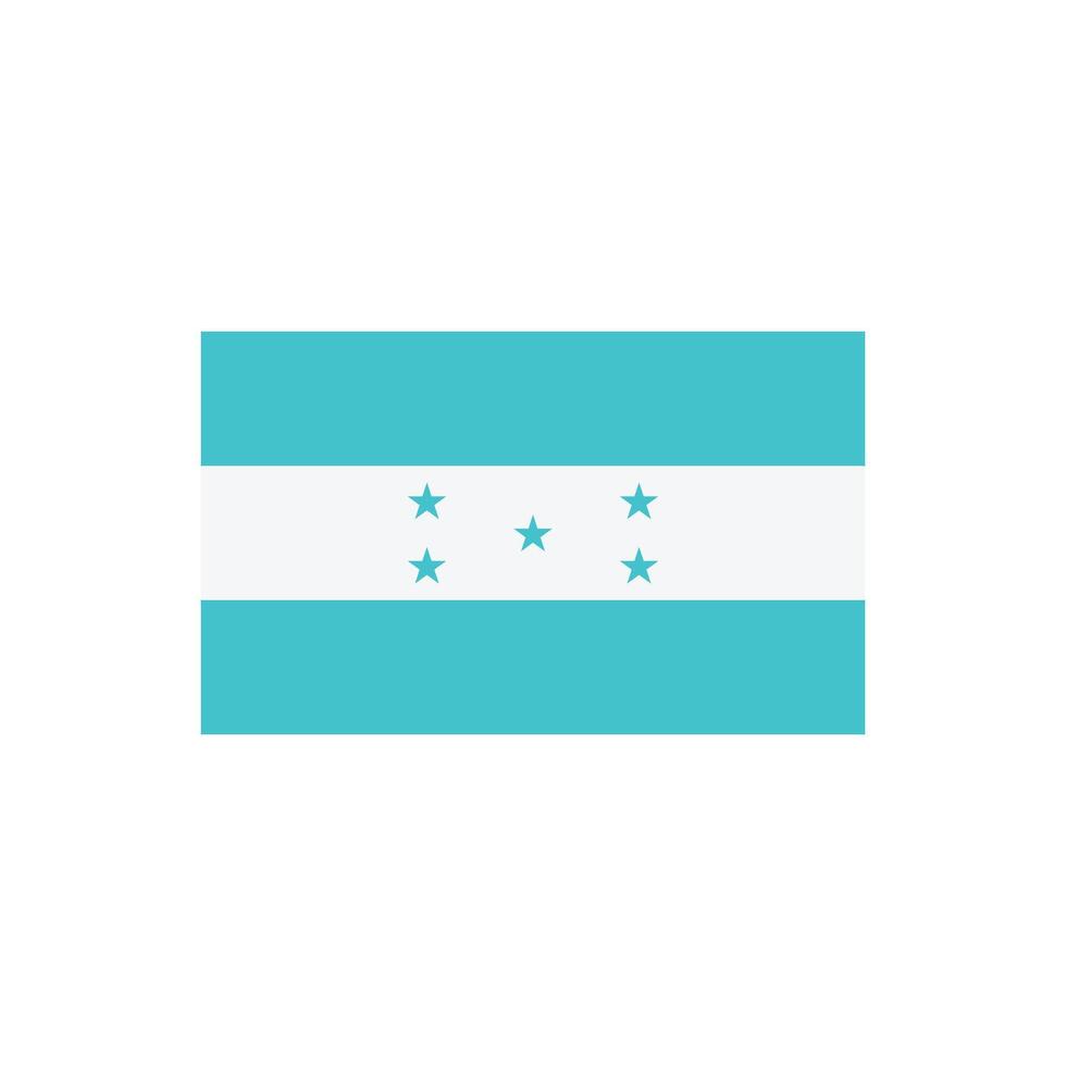 Honduras Flagge Symbol Vektor