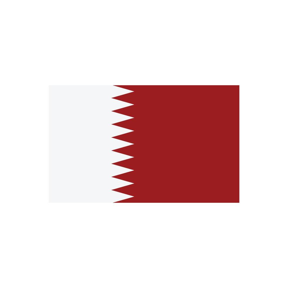 qatar flagga ikon vektor