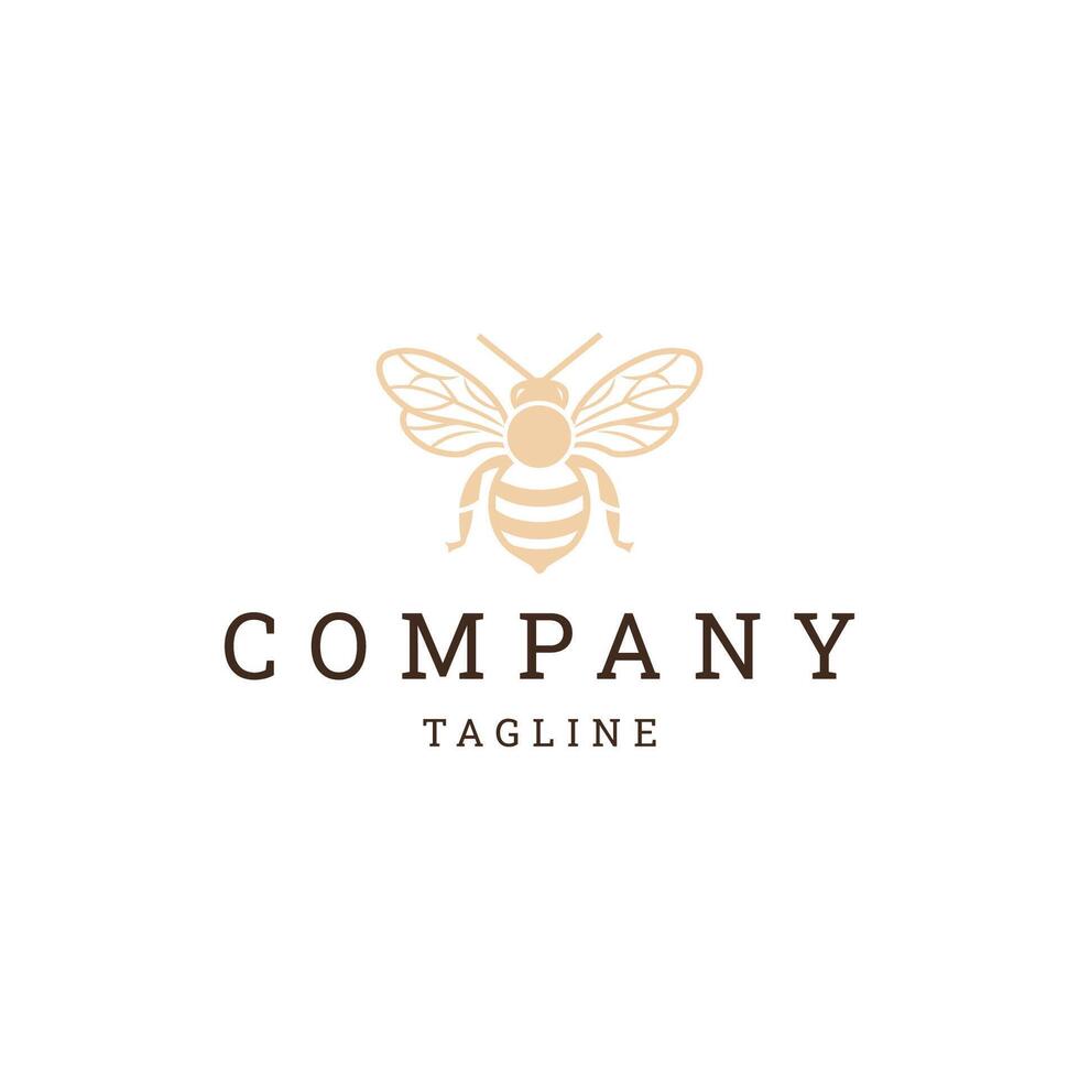 ai generiert Honig Biene Logo Unternehmen Vektor
