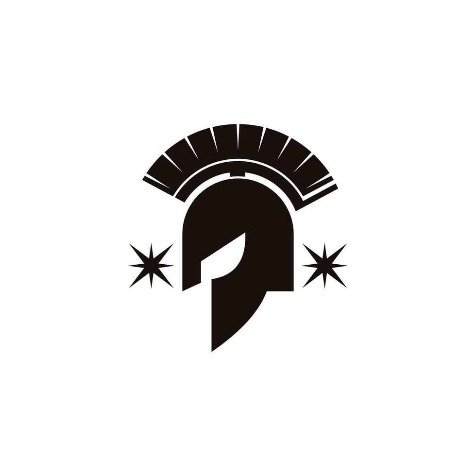 Vektor Logo Kunst zum klein Geschäft Geschäft und Spiel Unternehmen. Gladiator Thema Design