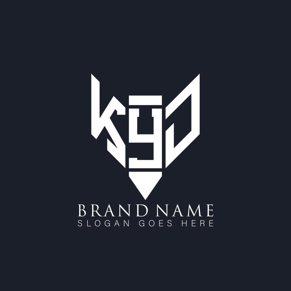 kyd abstrakt Brief Logo. kyd kreativ Monogramm Initialen Brief Logo Konzept. kyd einzigartig modern eben abstrakt Vektor Brief Logo Design.