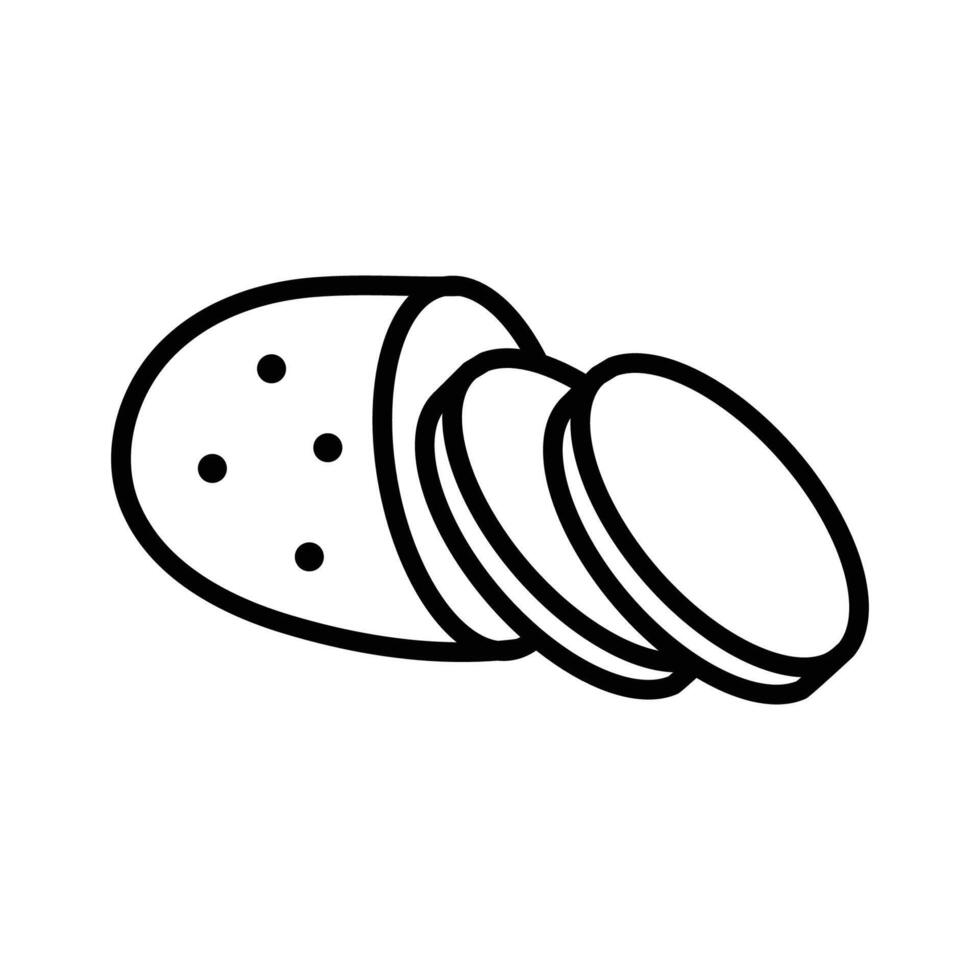 potatis ikon vektor design mall i vit bakgrund