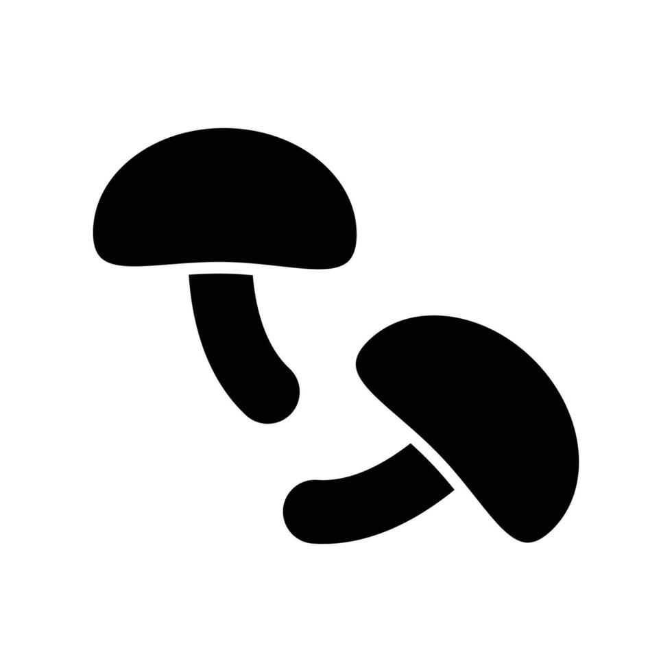 svamp ikon vektor design mall i vit bakgrund
