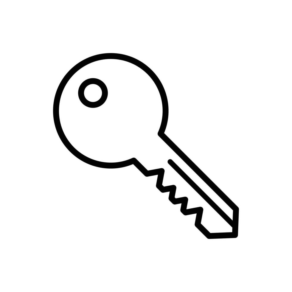 Schlüssel Symbol Vektor Design Vorlage im Weiß Hintergrund