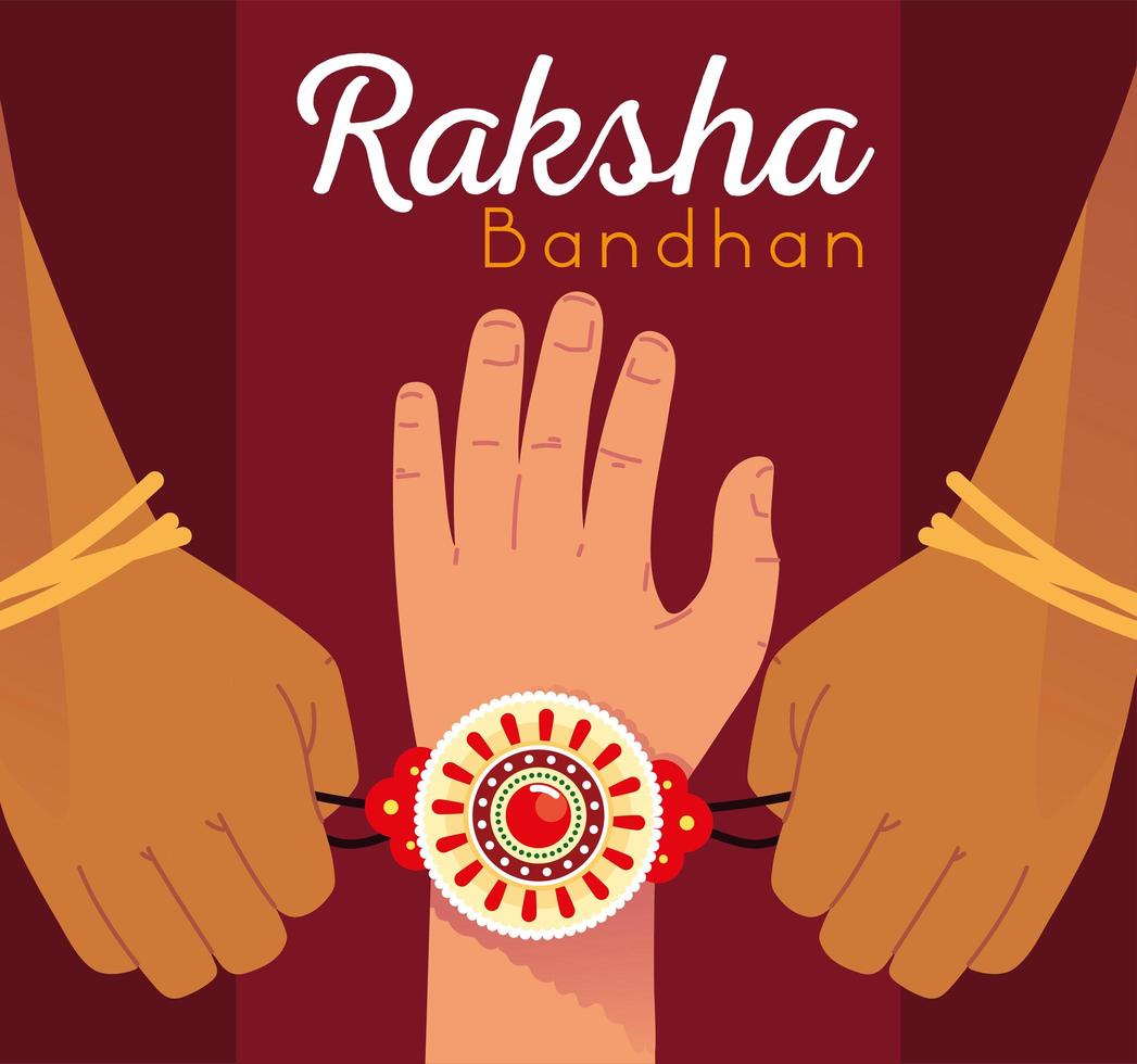 raksha bandhan tradition vektor