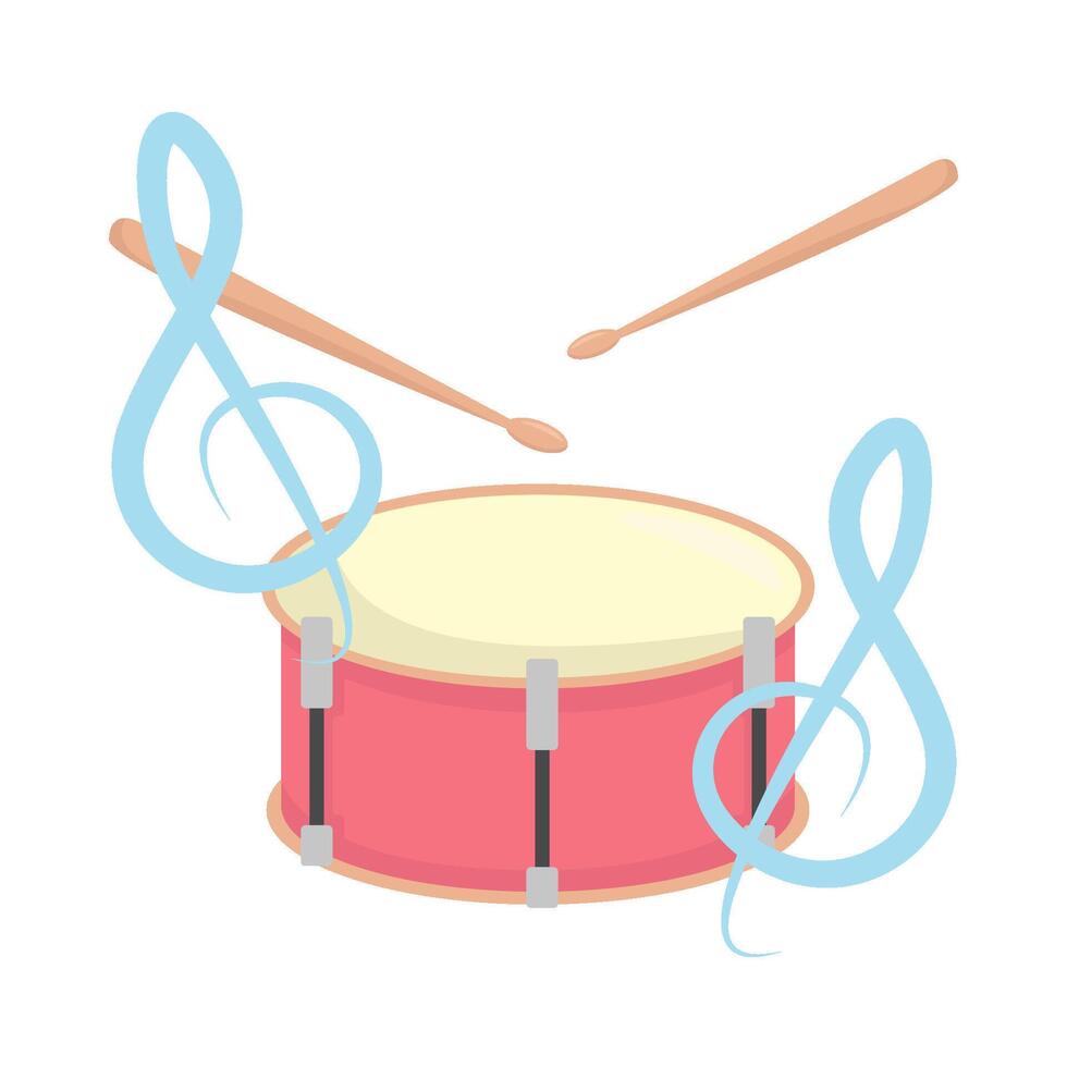 illustration av trumma vektor