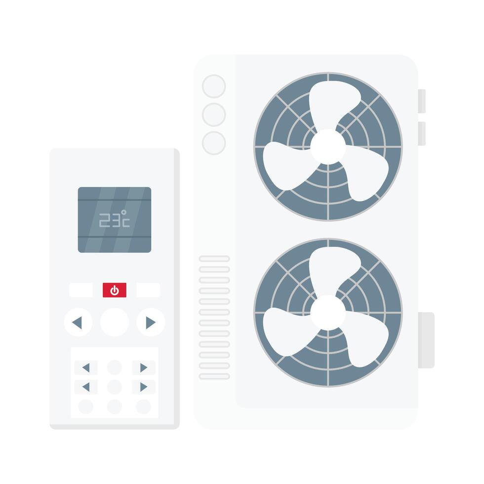 Illustration von Luft Conditioner Kompressor vektor