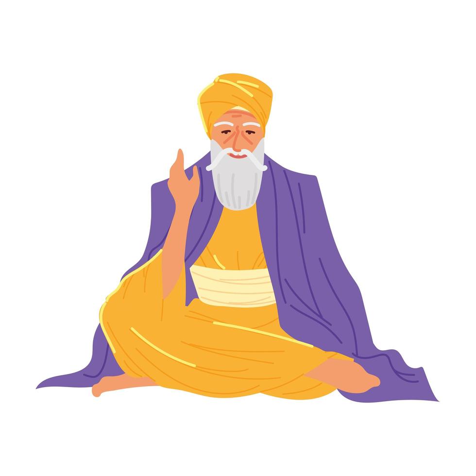 guru nanak jayanti vektor