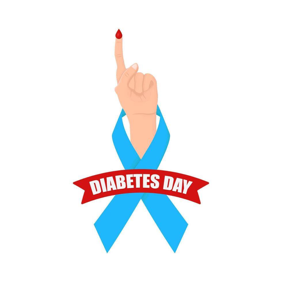 Illustration von Welt Diabetes Tag vektor