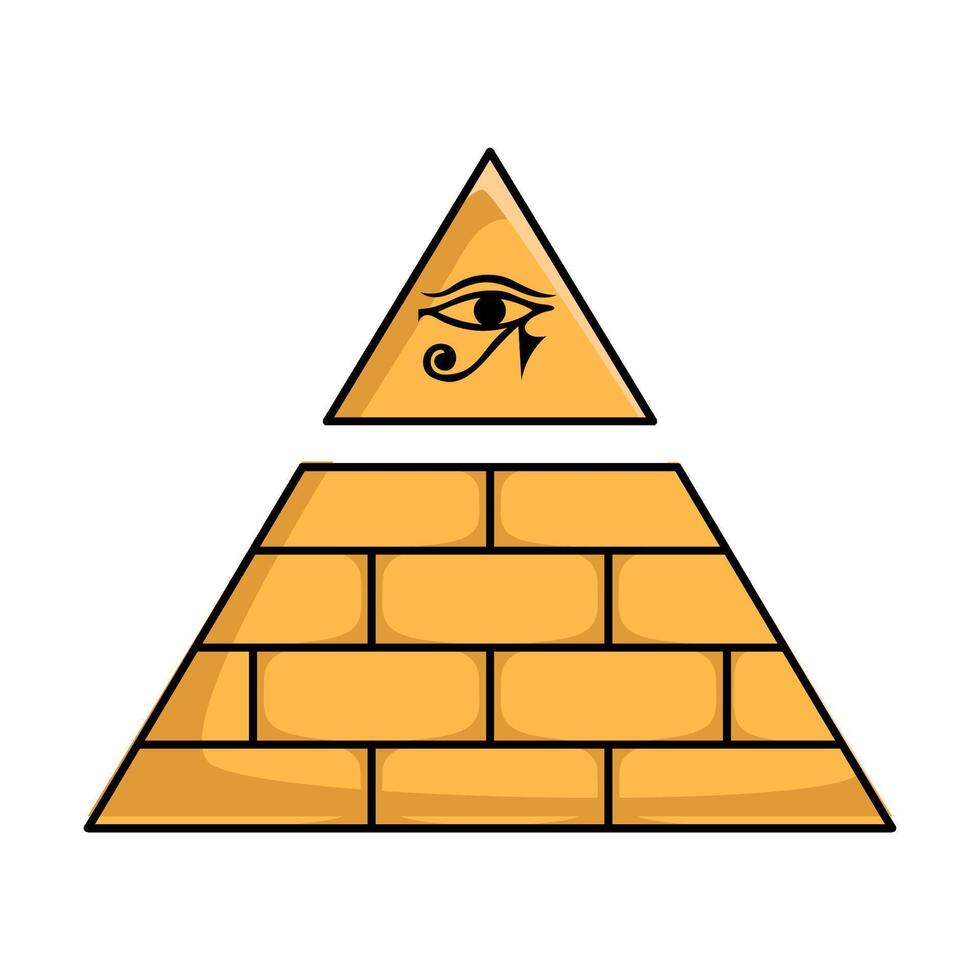 Illustration von Ägypten Pyramide vektor