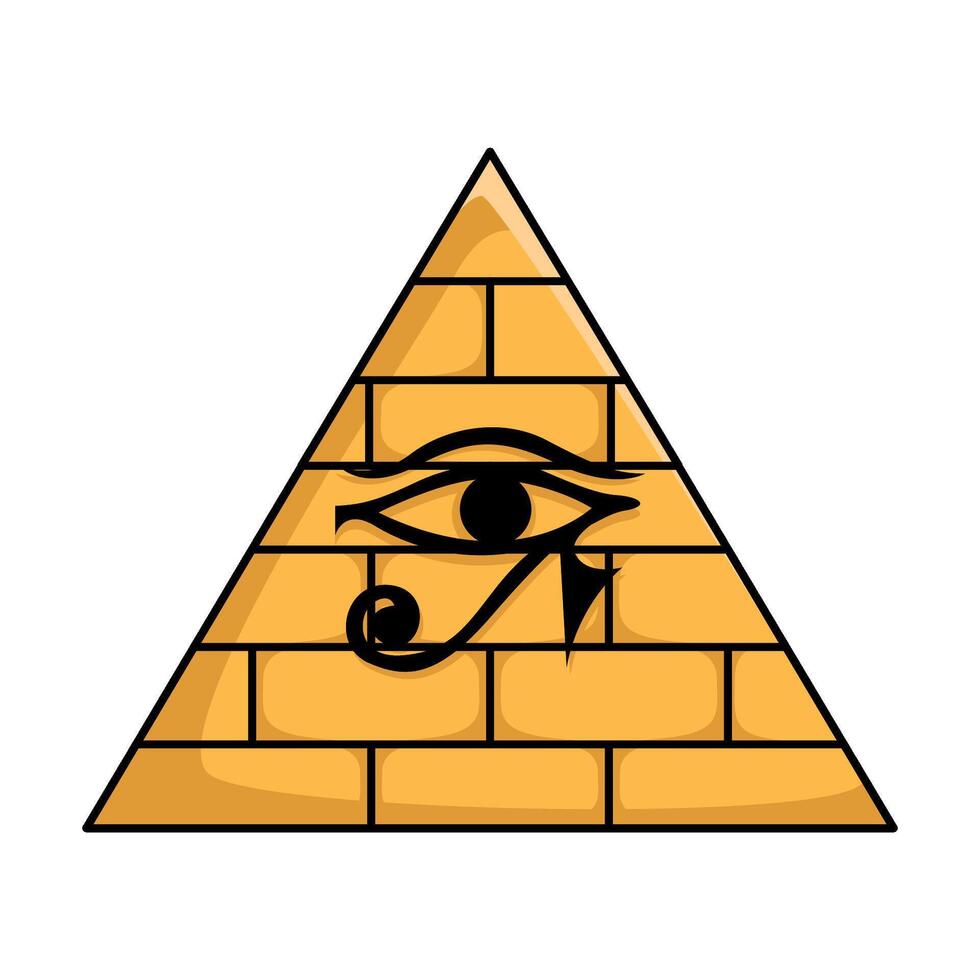 Illustration von Ägypten Pyramide vektor