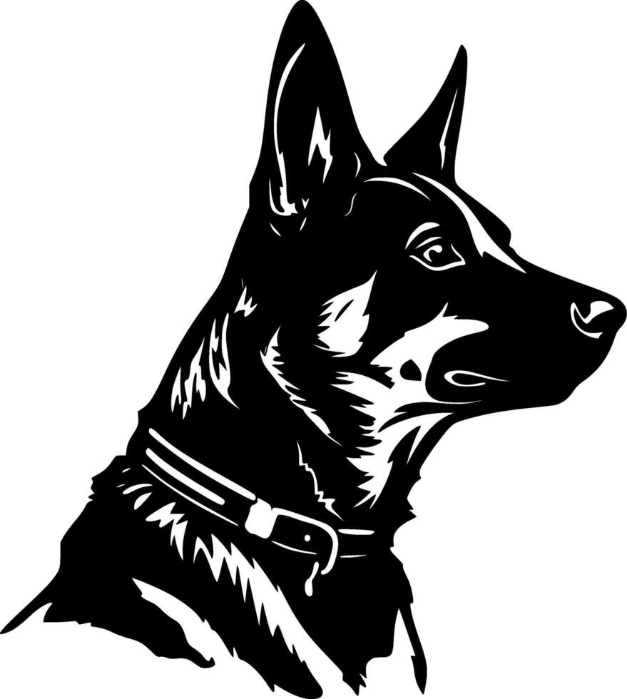 australisch Kelpie - - hoch Qualität Vektor Logo - - Vektor Illustration Ideal zum T-Shirt Grafik