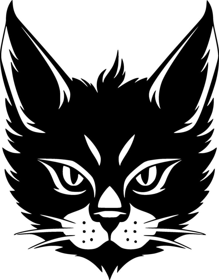 Katze, minimalistisch und einfach Silhouette - - Vektor Illustration