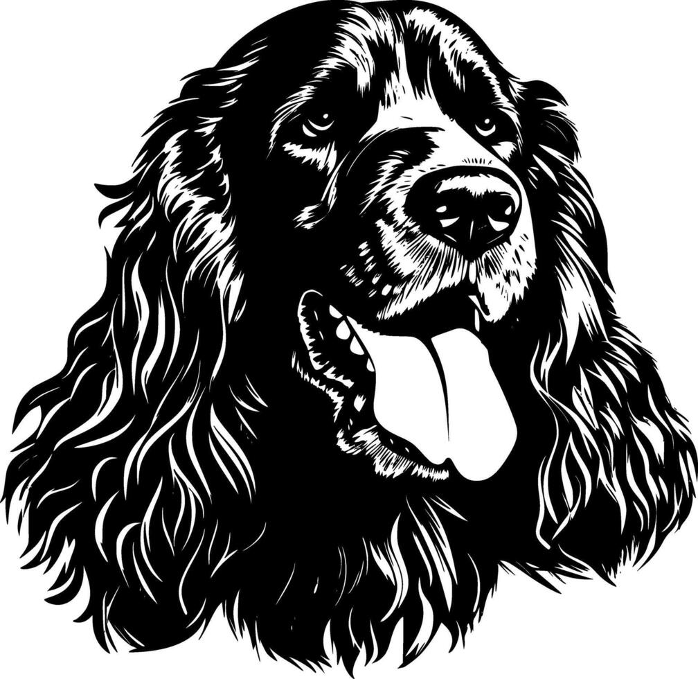 Cocker Spaniel - - hoch Qualität Vektor Logo - - Vektor Illustration Ideal zum T-Shirt Grafik