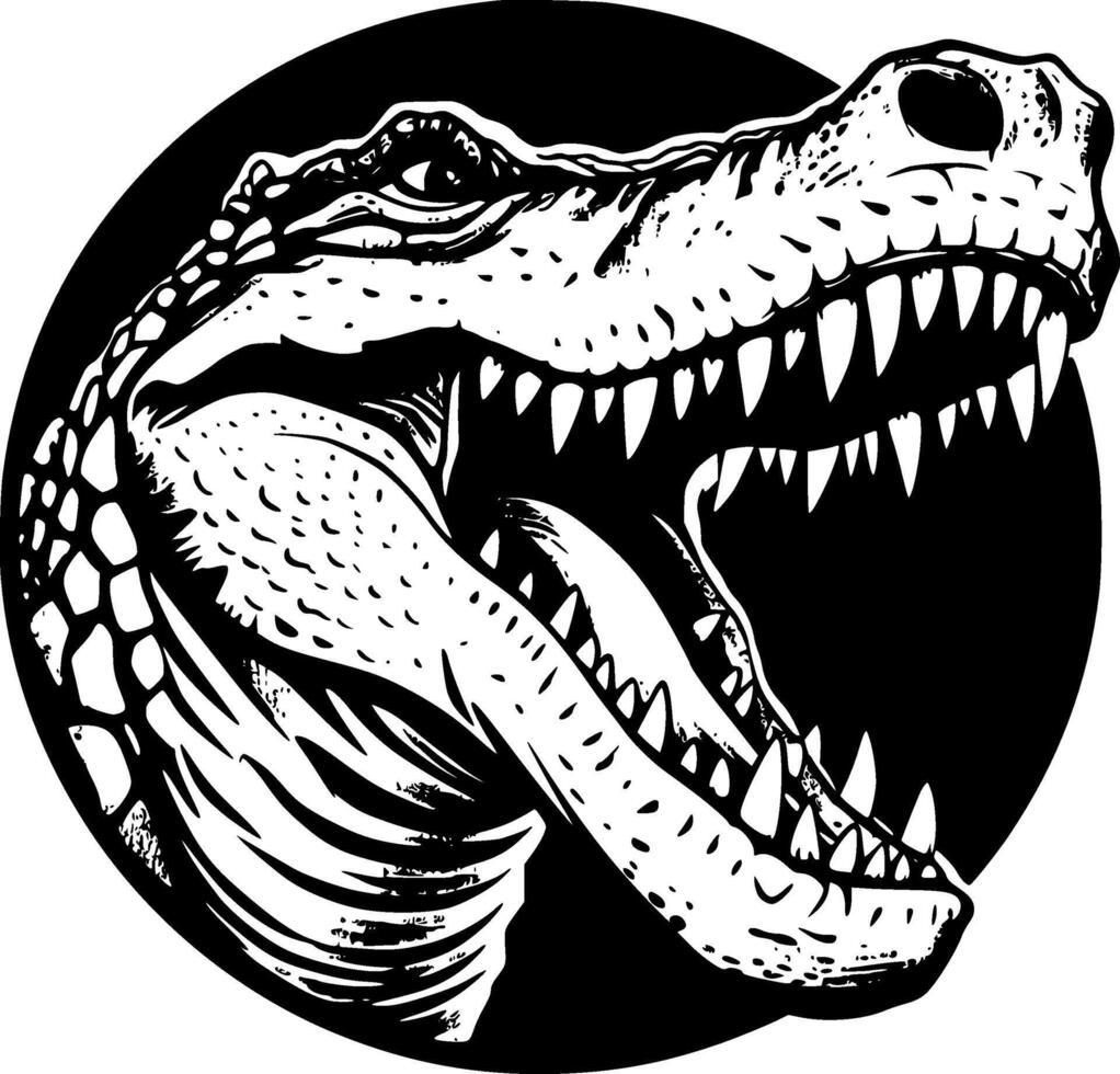 Krokodil - - hoch Qualität Vektor Logo - - Vektor Illustration Ideal zum T-Shirt Grafik