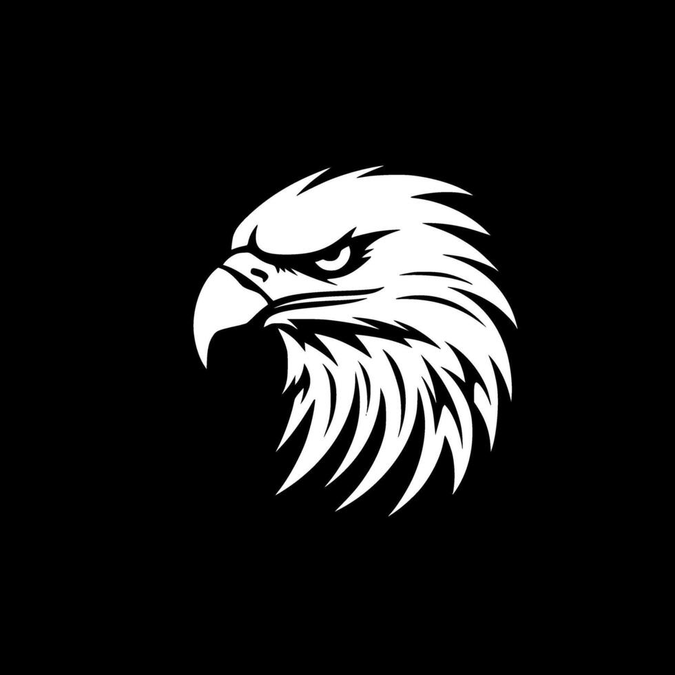 Adler, schwarz und Weiß Vektor Illustration
