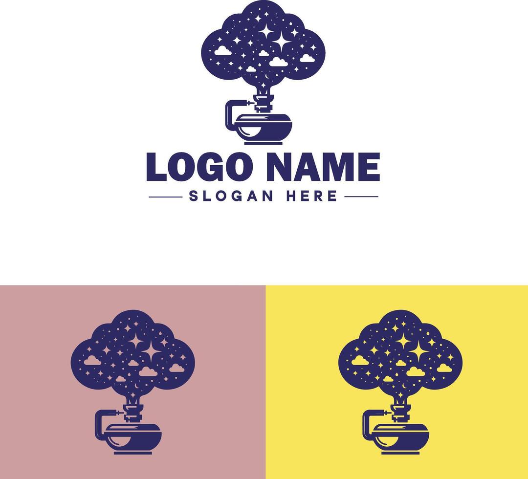 Wolke Logo Symbol Vektor Kunst Grafik zum Geschäft Marke App Symbol Himmel Wolke Logo Vorlage