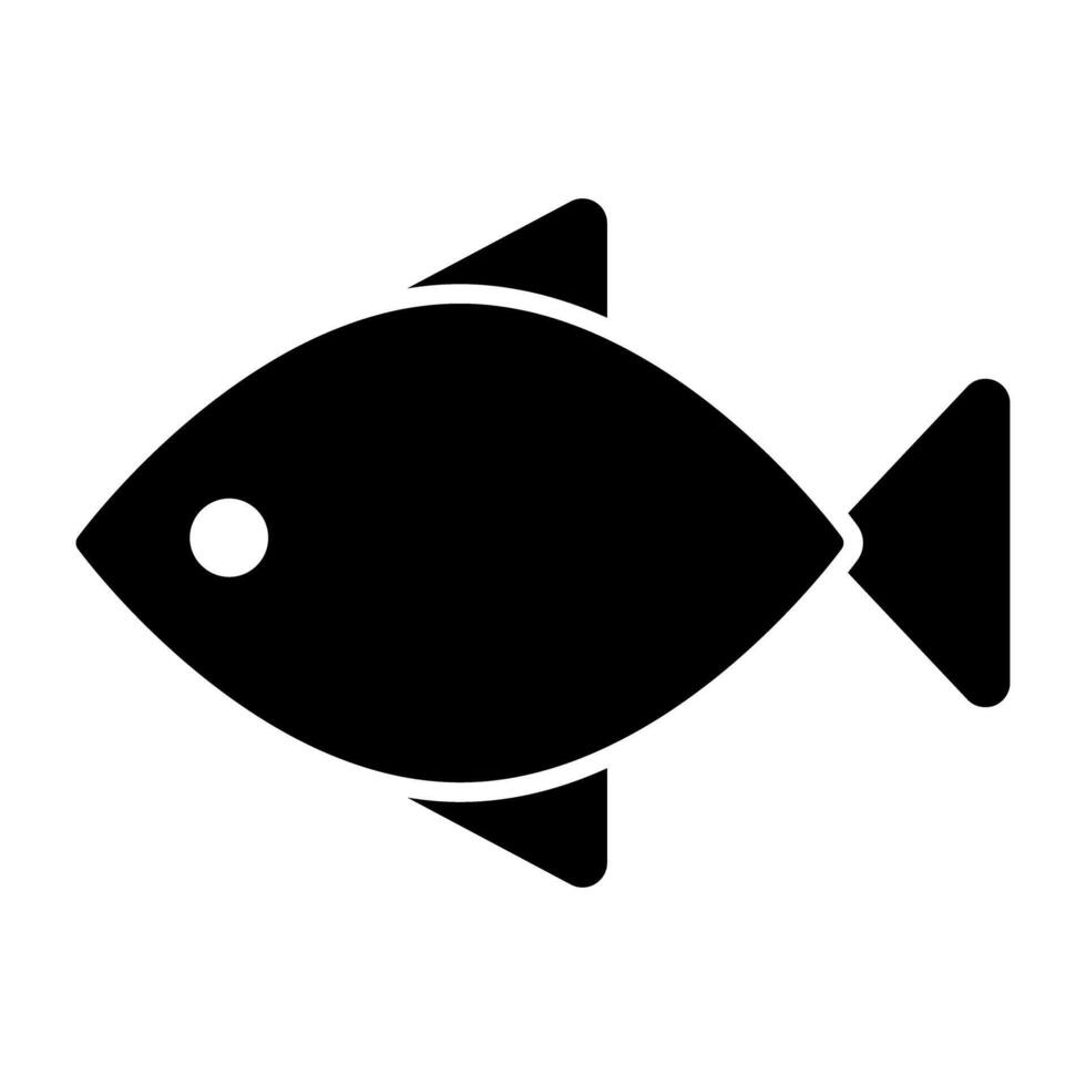 ein Marine Tier Symbol, Vektor Design von Fisch