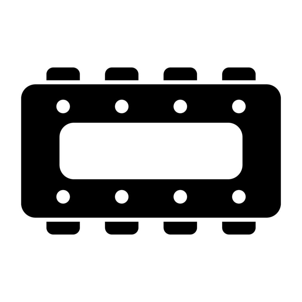 ein Computer RAM Symbol, editierbar Vektor