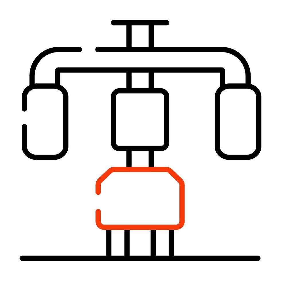 ein Symbol Design von trainieren Einheit vektor