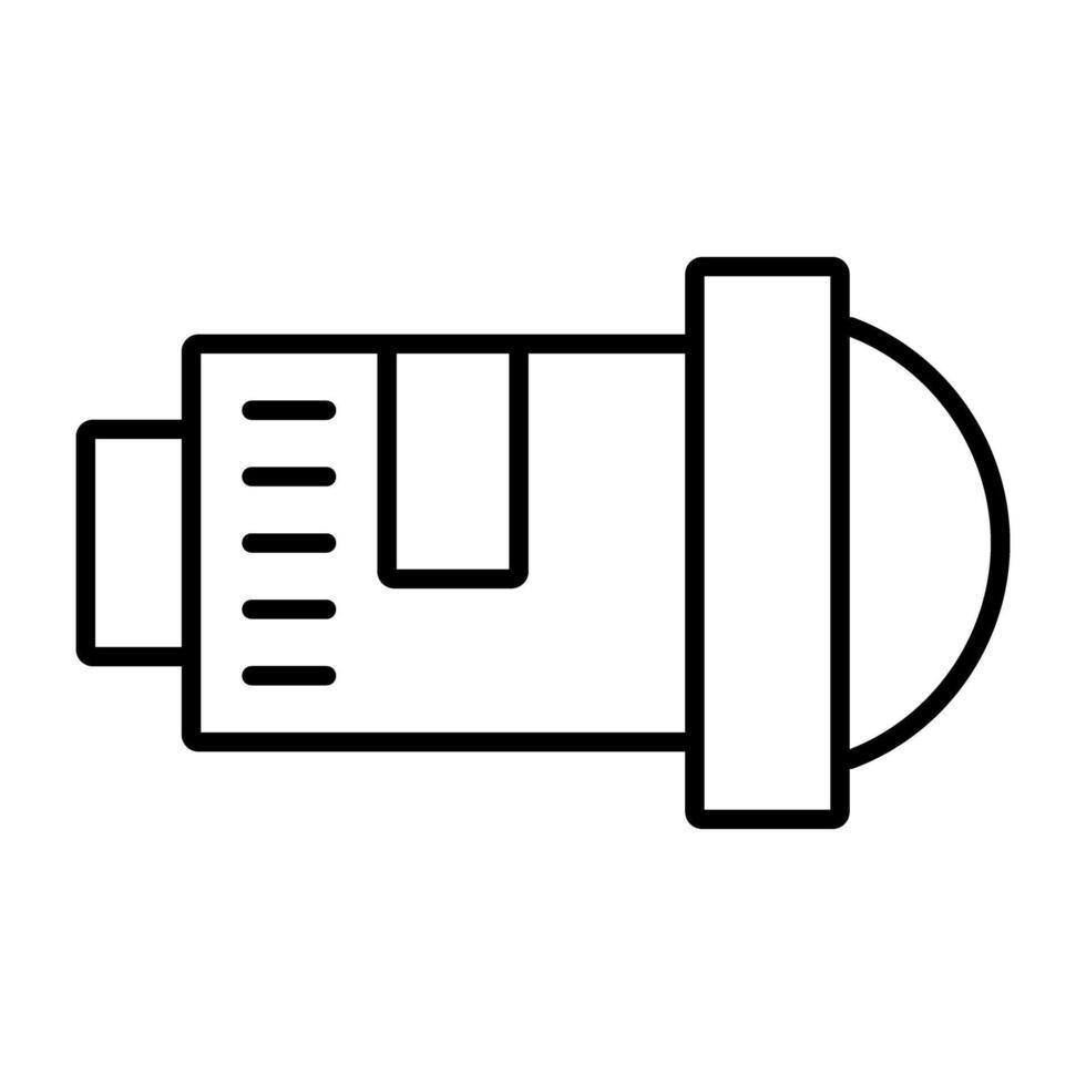 ein editierbar Design Symbol von CD Startseite vektor