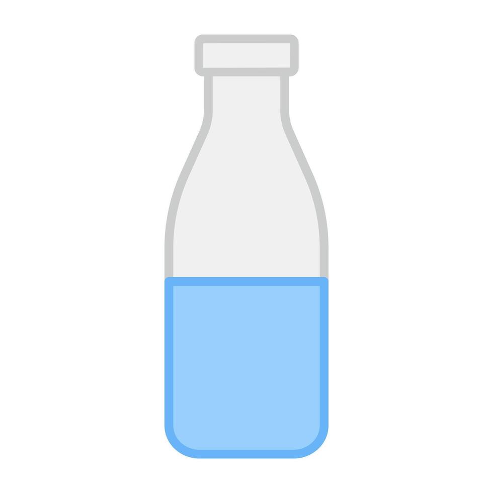 ein einzigartig Design Symbol von Wasser Flasche vektor