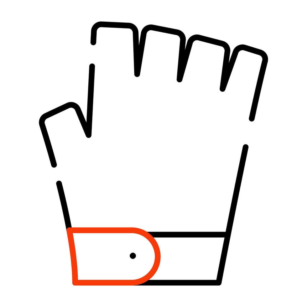 Gym handske ikon i perfekt design vektor