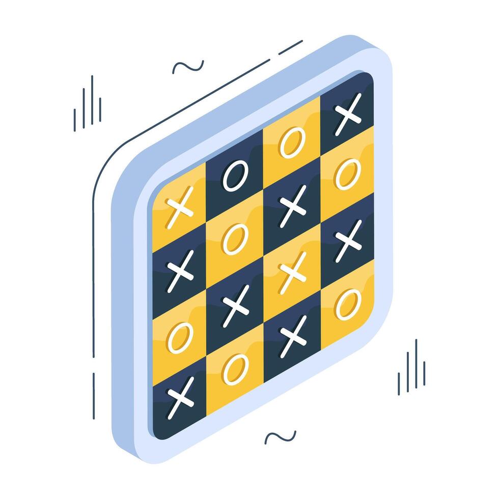 Premium-Download-Symbol von Tic Tac Toe vektor