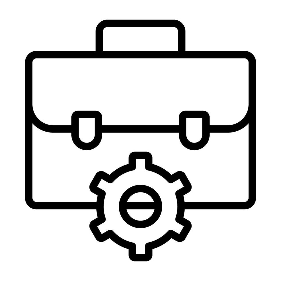 ett ikon design av företag väska, portfölj vektor