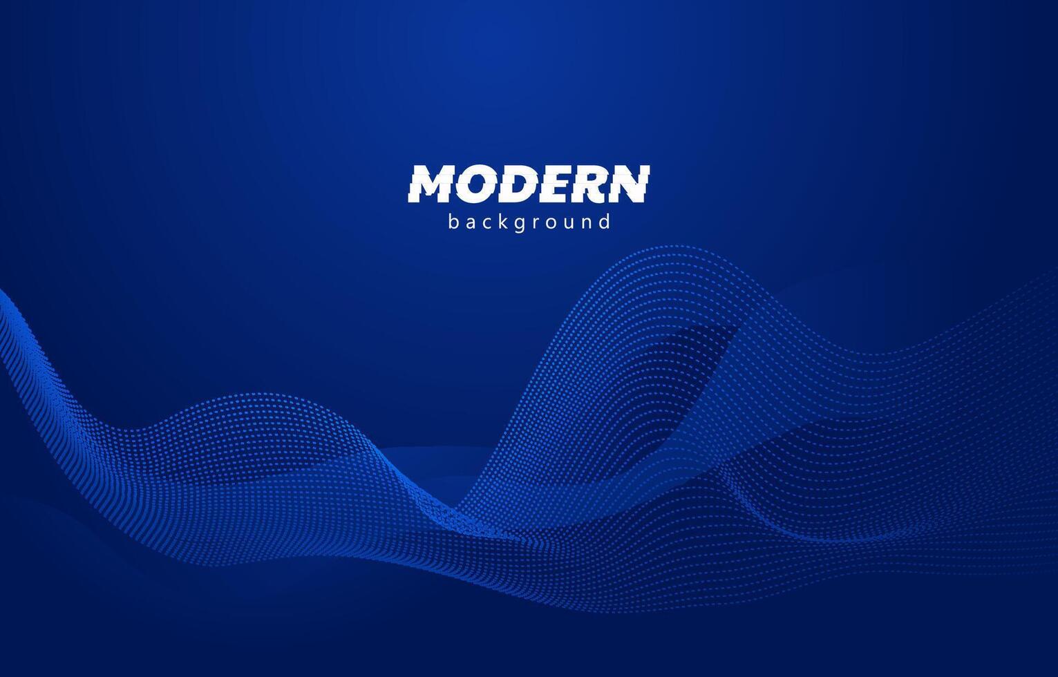 modern wellig Linie mit Blau Gradient Hintergrund Konzept vektor