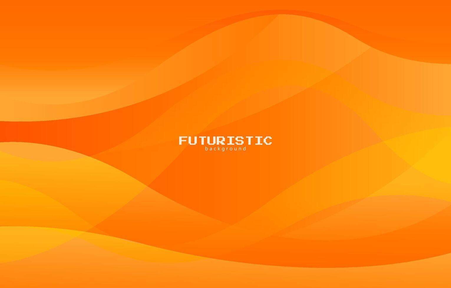 Orange futuristisch Hintergrund mit Gradient Farbe vektor