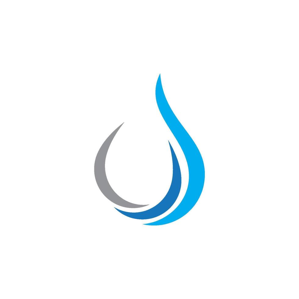 Wassertropfen-Logo vektor