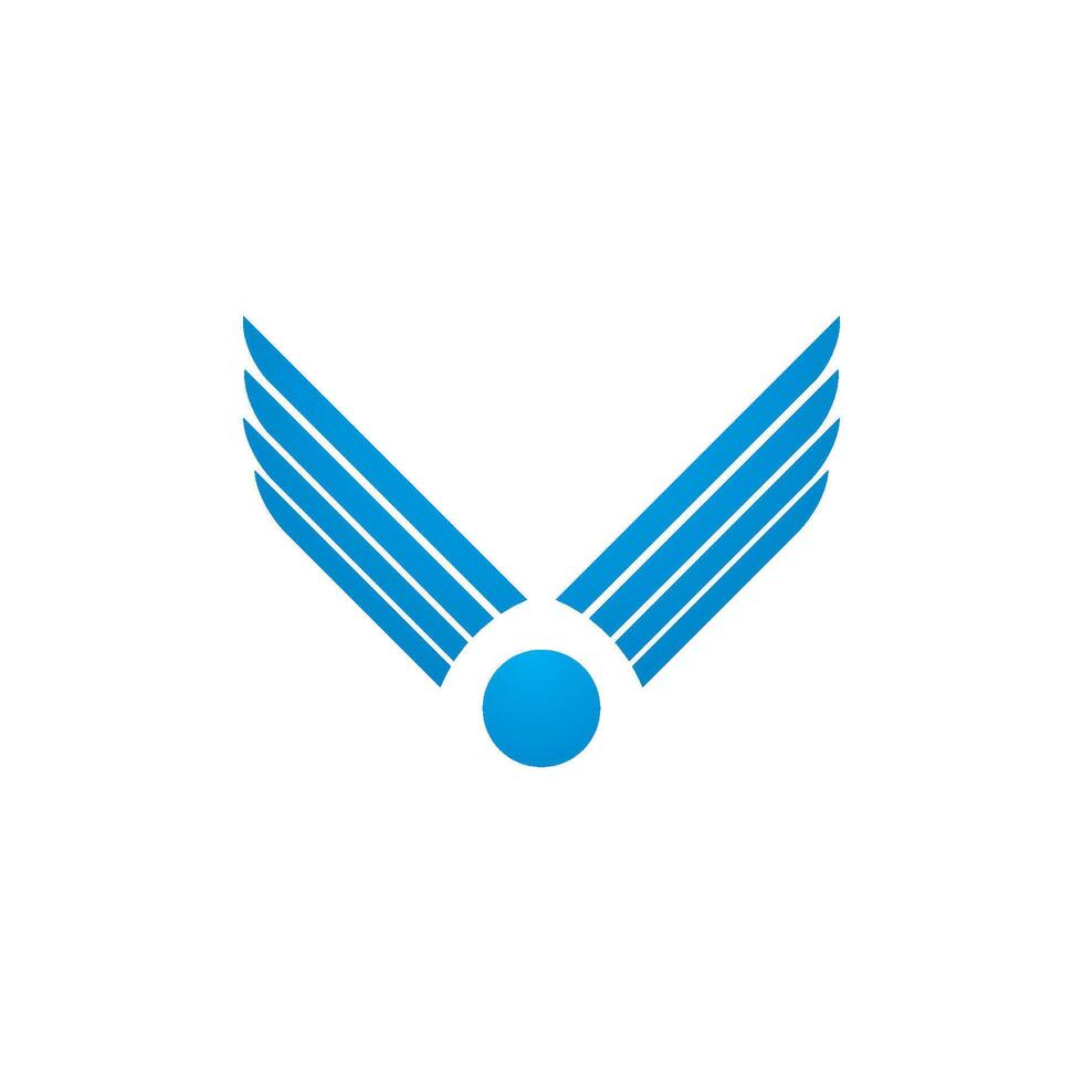 vinge illustration logotyp ikon vektor