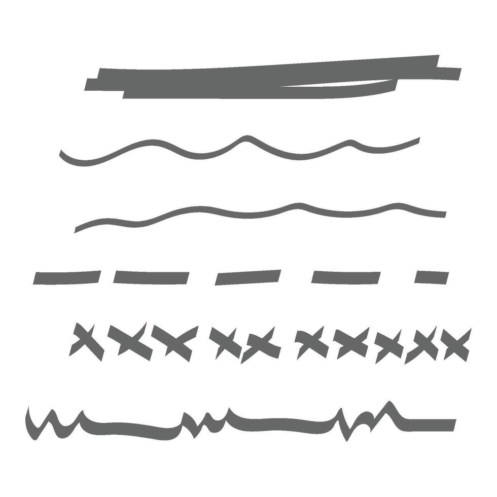scrible Linie Kunst Hand zeichnen vektor