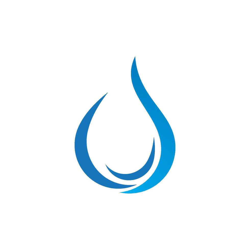 Wassertropfen-Logo vektor