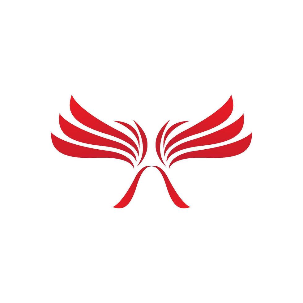 vinge illustration logotyp ikon vektor