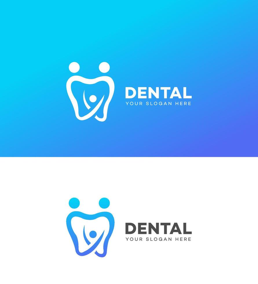 Dental Logo Symbol Marke Identität Zeichen Symbol Vorlage vektor