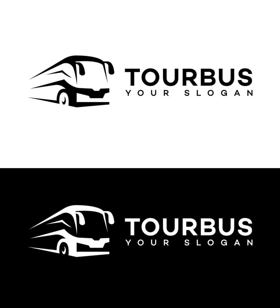 Tour Bus Logo Symbol Marke Identität Zeichen Symbol vektor