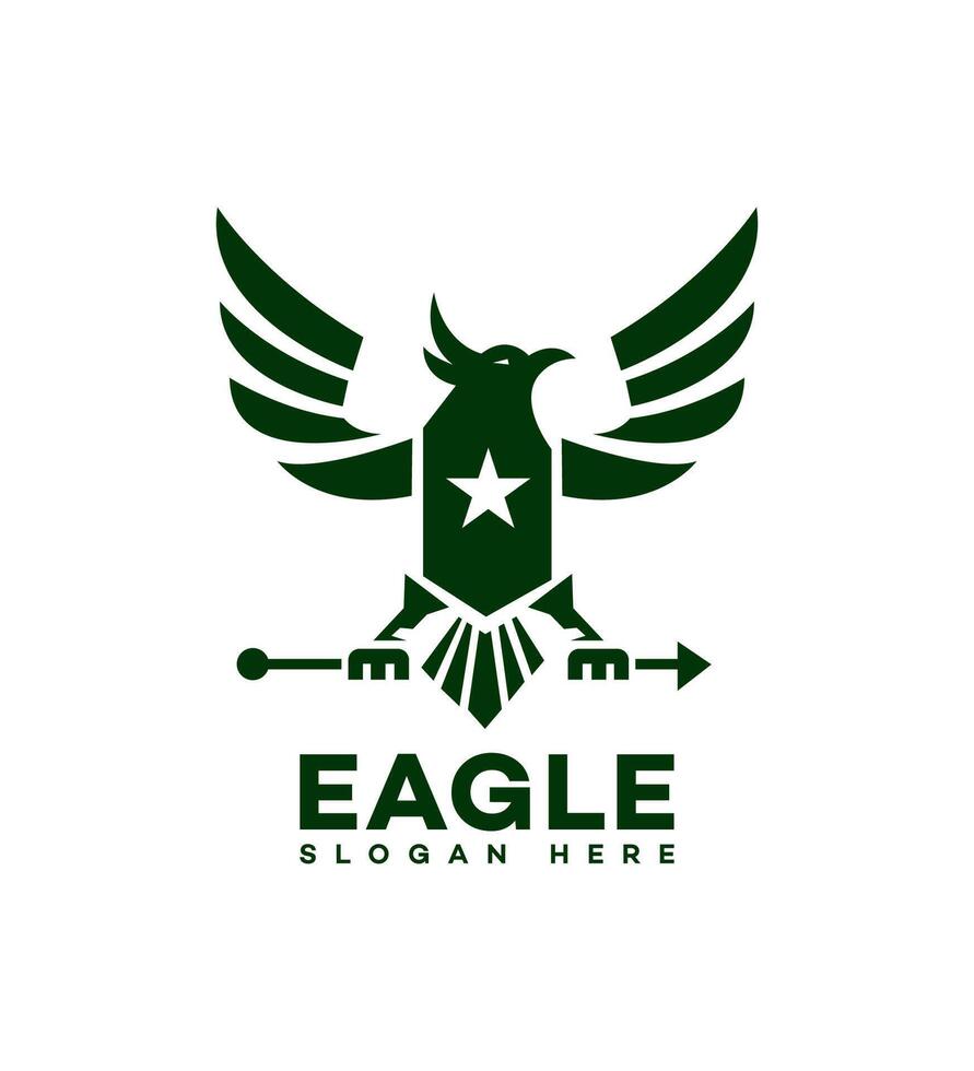 Adler Logo Symbol Marke Identität Zeichen Symbol Vorlage vektor