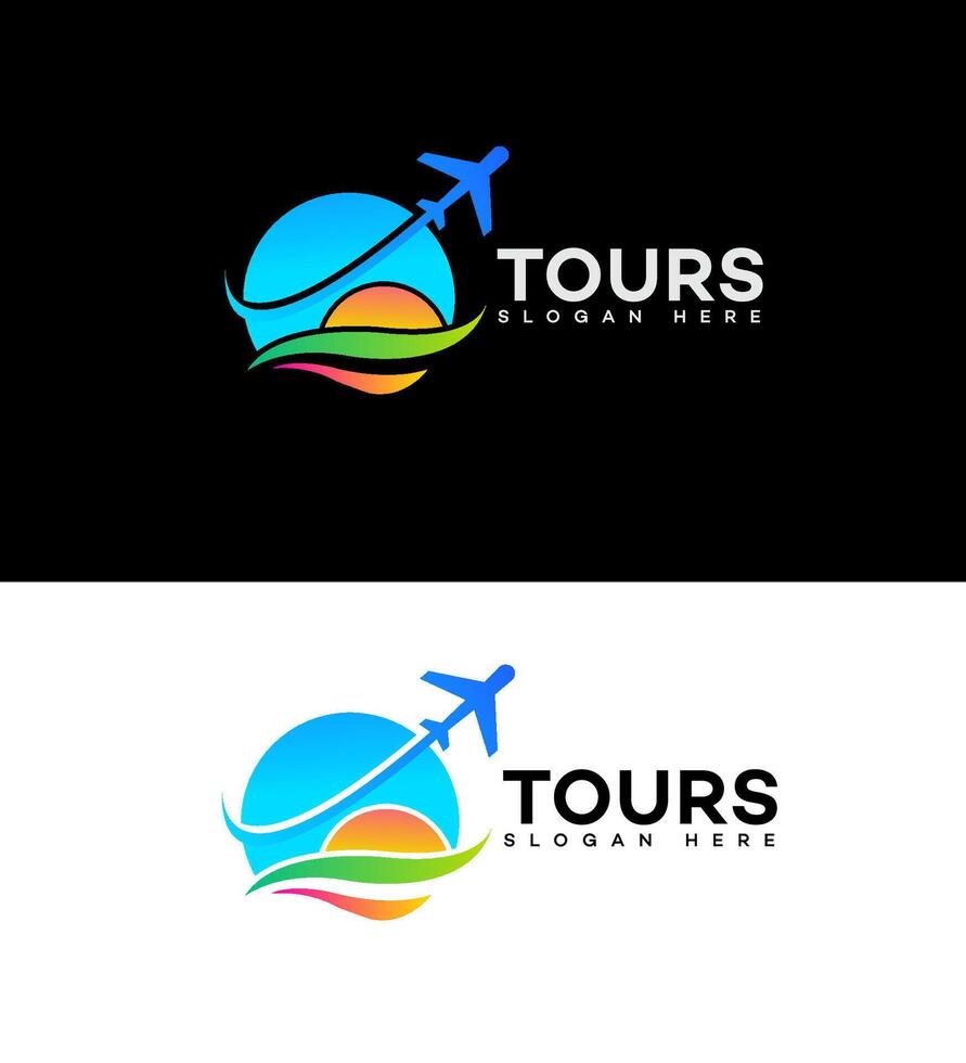 Touren Logo Symbol Marke Identität Zeichen Symbol vektor