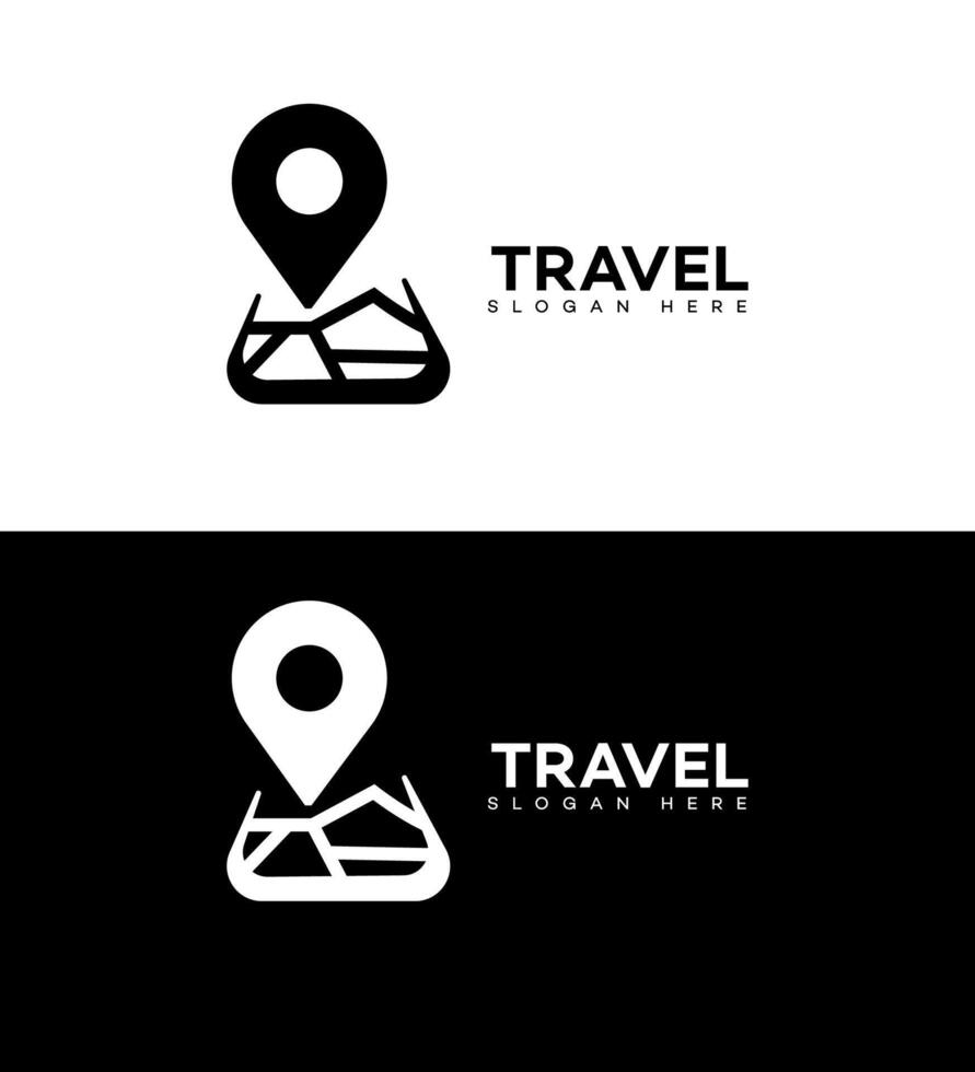 Reise App Logo Symbol Marke Identität Zeichen Symbol vektor