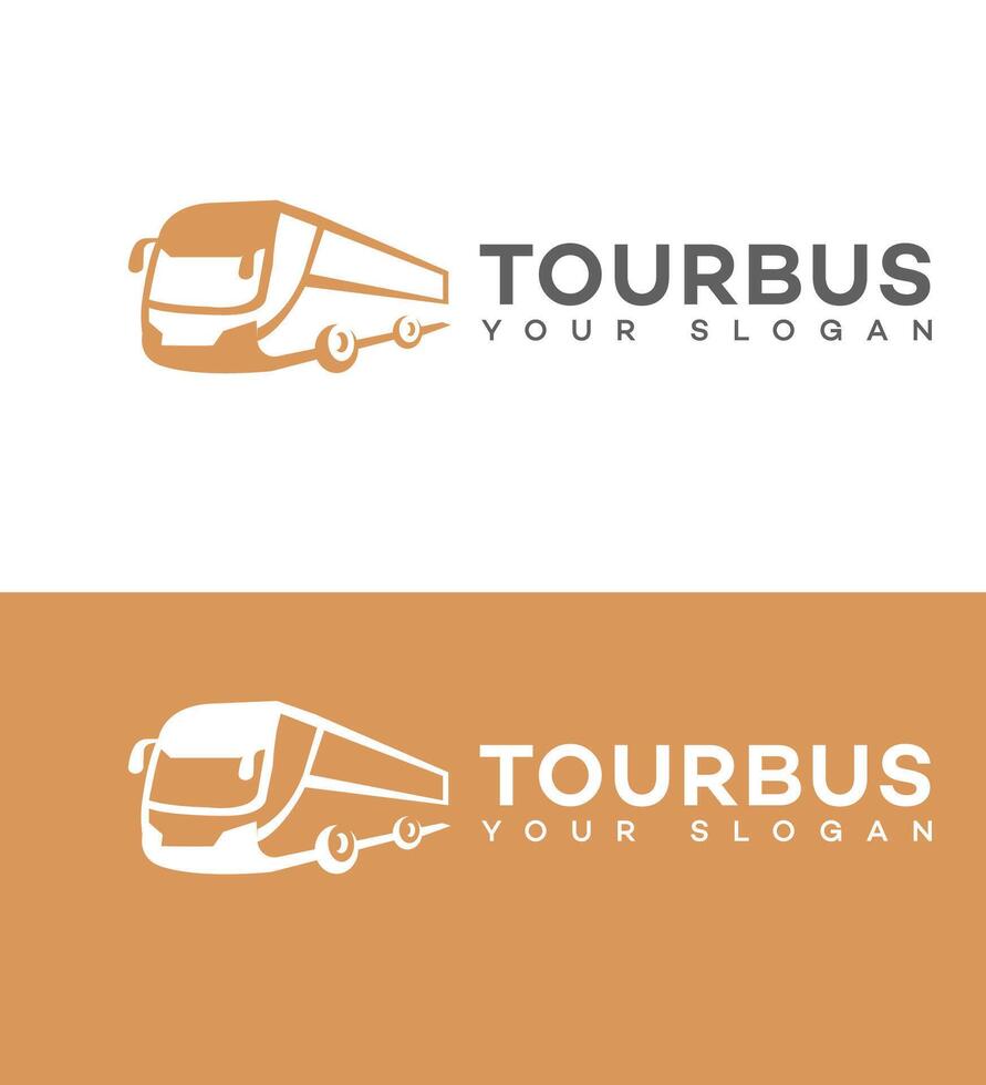 Tour Bus Logo Symbol Marke Identität Zeichen Symbol vektor