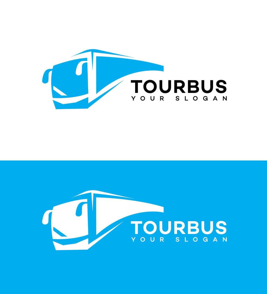 Tour Bus Logo Symbol Marke Identität Zeichen Symbol vektor