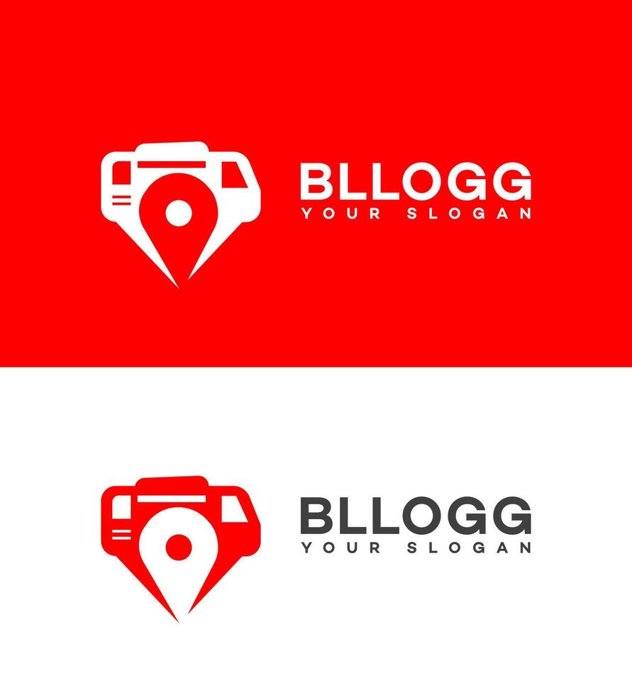 Reise Blog Logo Symbol Marke Identität Zeichen Symbol vektor