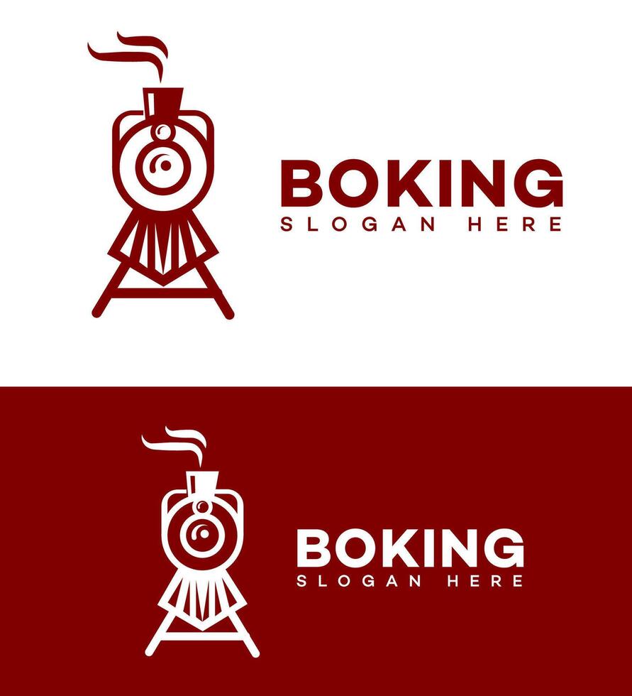 tåg bokning logotyp ikon varumärke identitet tecken symbol vektor