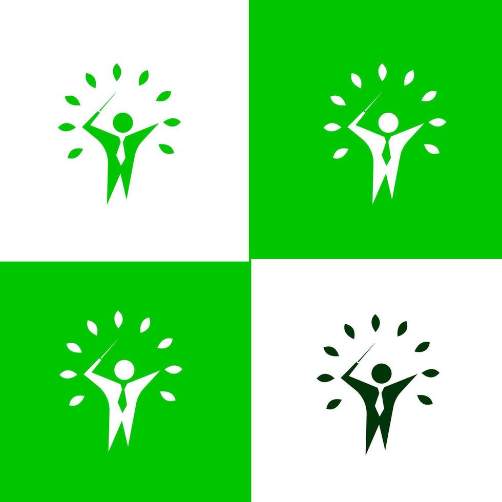 undervisning logotyp ikon varumärke identitet tecken symbol mall vektor