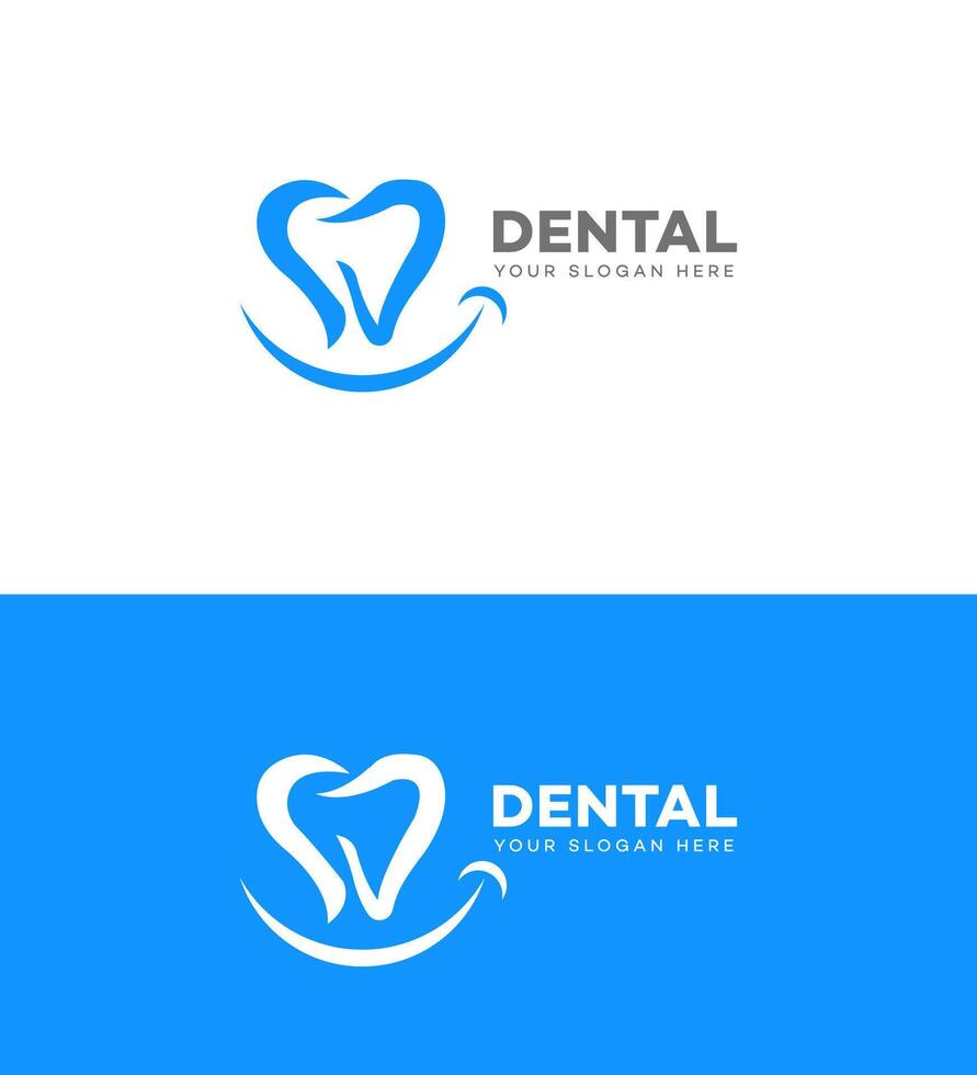 Dental Logo Symbol Marke Identität Zeichen Symbol Vorlage vektor